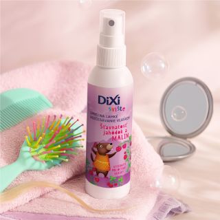 Vlásky zamotané? Svište to vyriešia! DiXi sprej na ľahké rozčesávanie vonia po jahôdkach a malinách a funguje ako kúzlo ✨...